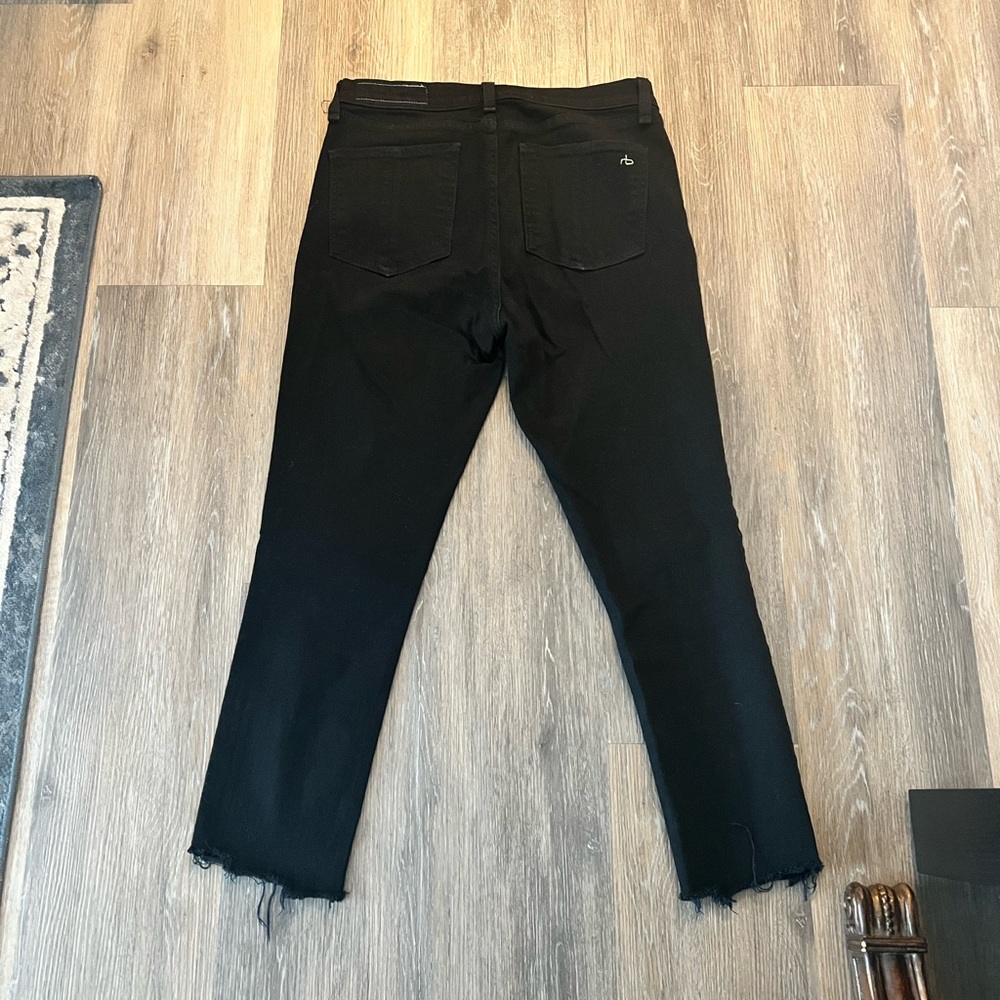 Rag And Bone Blk 10” Capri Size 28 - image 2